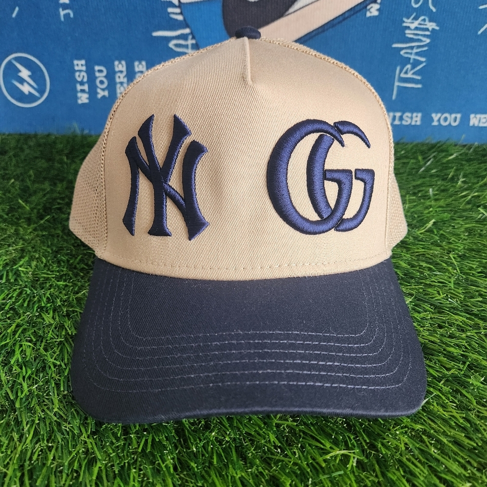 Bravest Studios Navy and Tan Cap